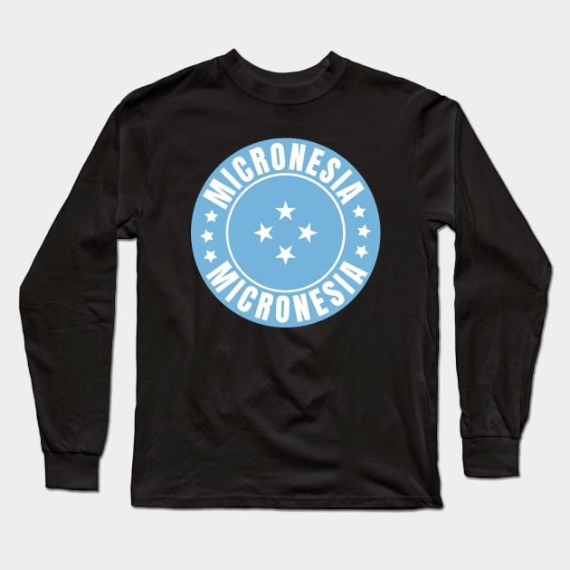 Micronesia Long Sleeve T-Shirt by footballomatic